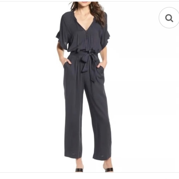 PAIGE Harmony Jumpsuit Size S in Obsidian/Dark Blue - Picture 1 of 16